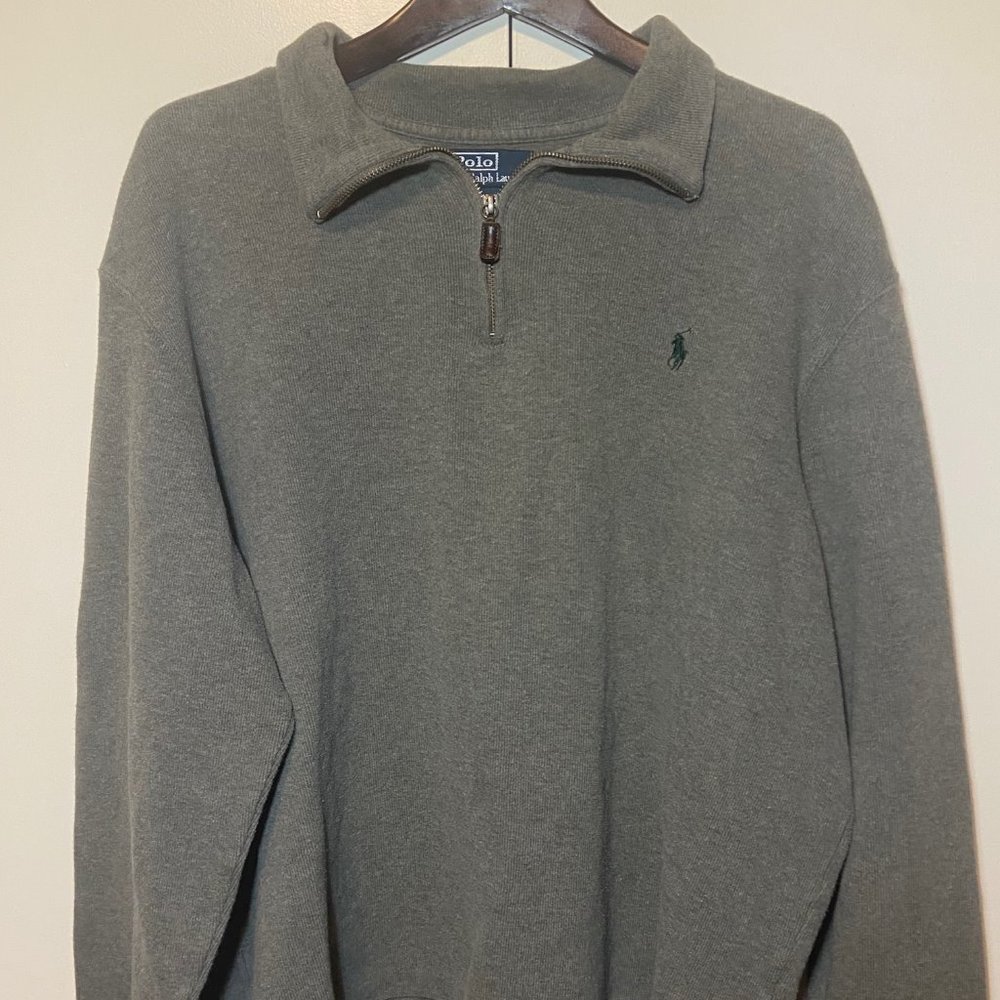 Polo Ralph Lauren 1/4 Zip Sweater Long Sleeve XXL